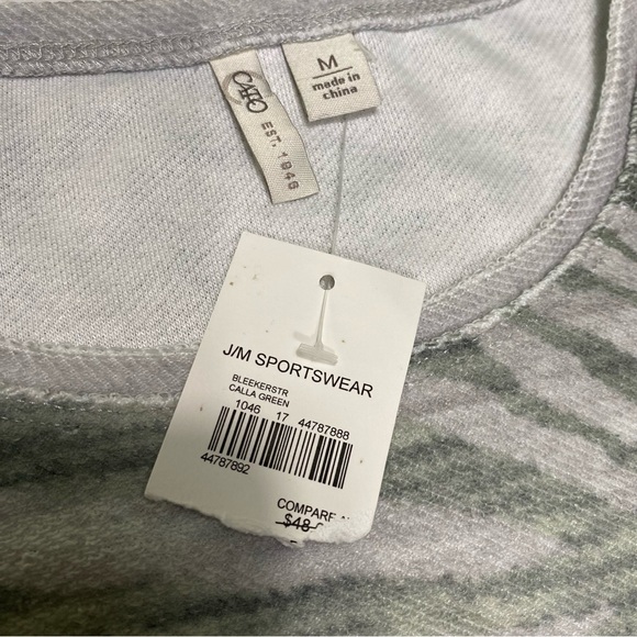 NWT CATO Green/Gray Animal Print Pullover Crew Sweatshirt Size M #0941 - Picture 7 of 11